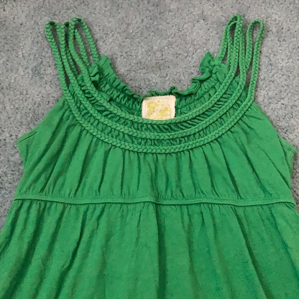Green tank top